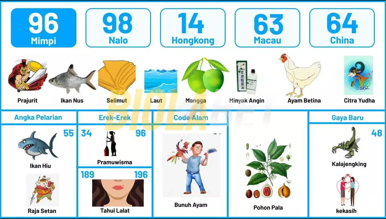 buku mimpi erek erek togel 96